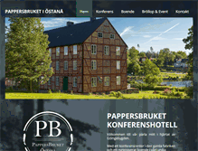 Tablet Screenshot of pappersbruket.com